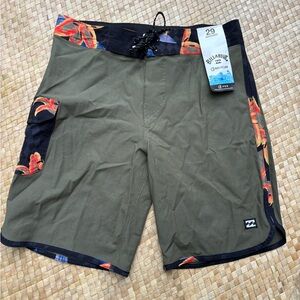 Billabong Men's Green Board Shorts